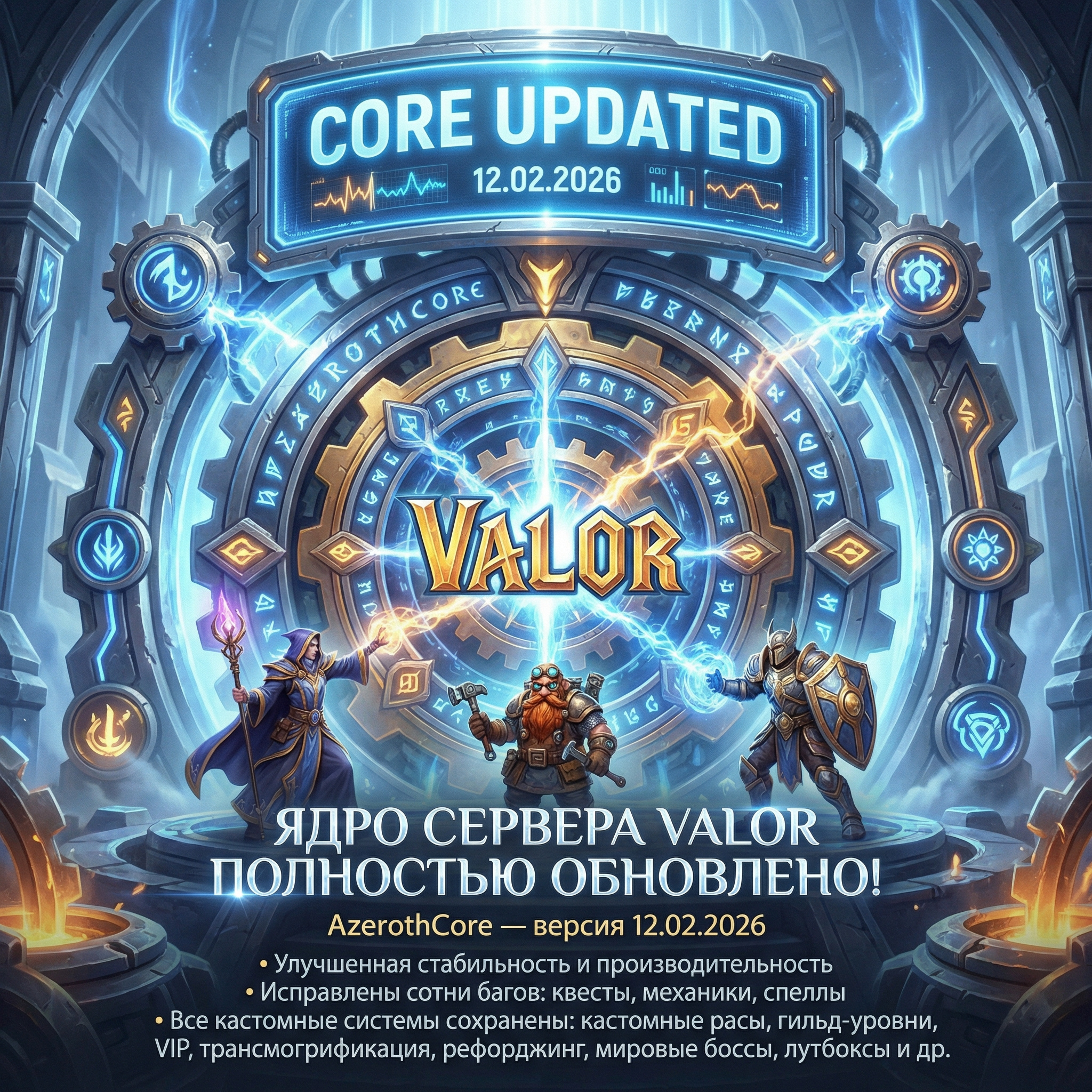 🔧 Технические работы — переход на новое ядро